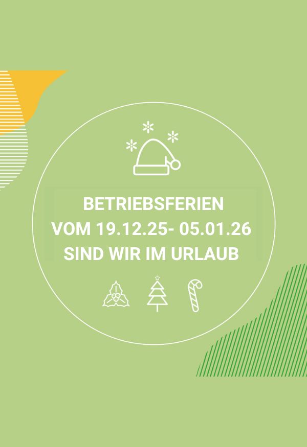 Wir machen Betriebsferien
