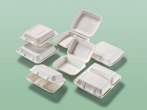 Menüboxen aus Bagasse