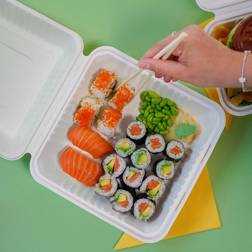 Menübox, ungeteilt, 232 x 230 x 80 mm - 200 Stk.