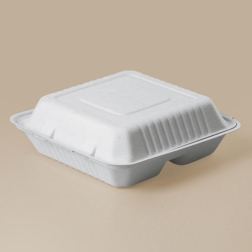 Menübox, 3-geteilt, 232 x 230 x 80 mm - 200 Stk.