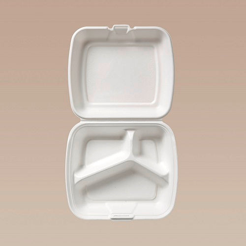 Menübox, 3-geteilt, 203 x 230 x 71 mm - 200 Stk.