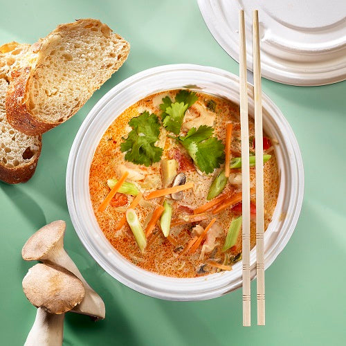 Einwegschalen mit Deckel